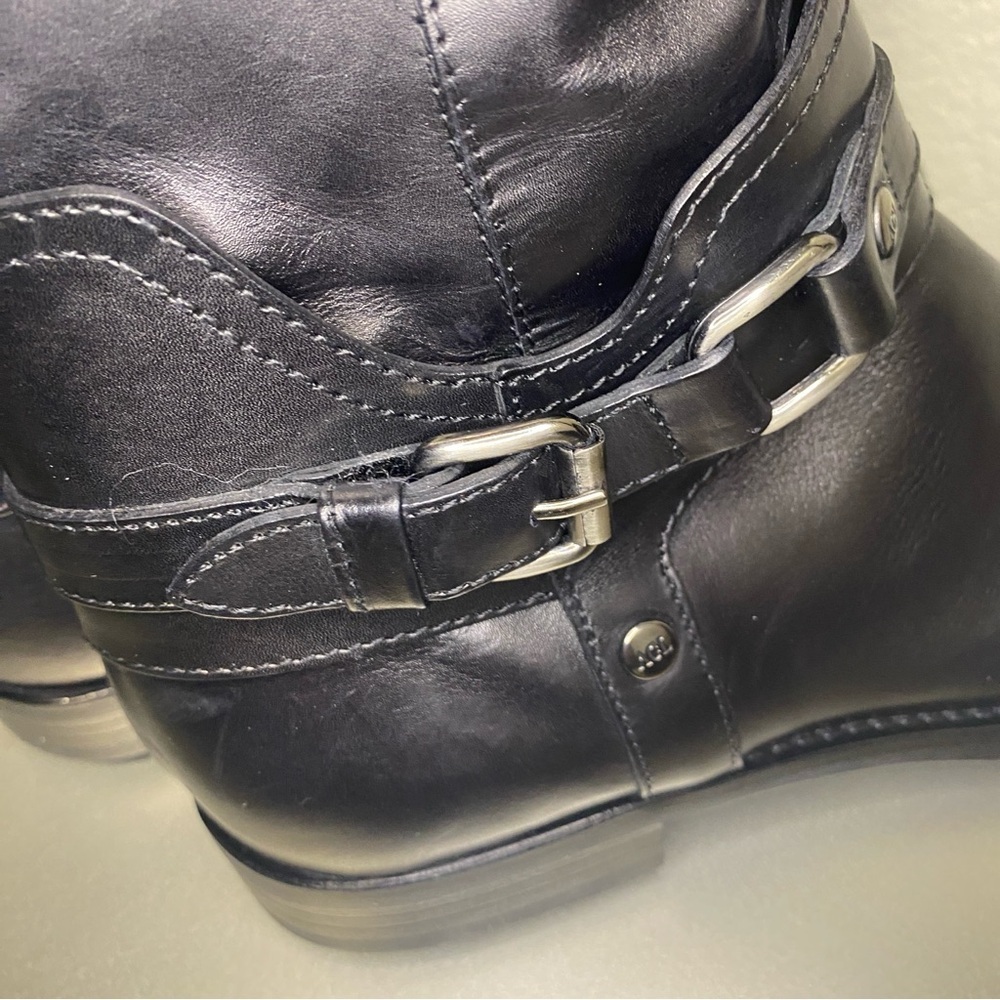 NWOB AGL Attilio Guisti Leombruni Black Leather Riding Boot in Black - Size 37 - Picture 3 of 14